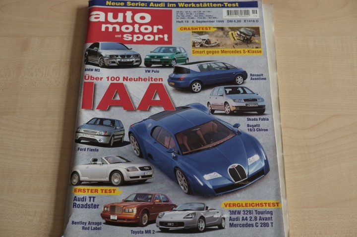 Deckblatt Auto Motor und Sport (19/1999)